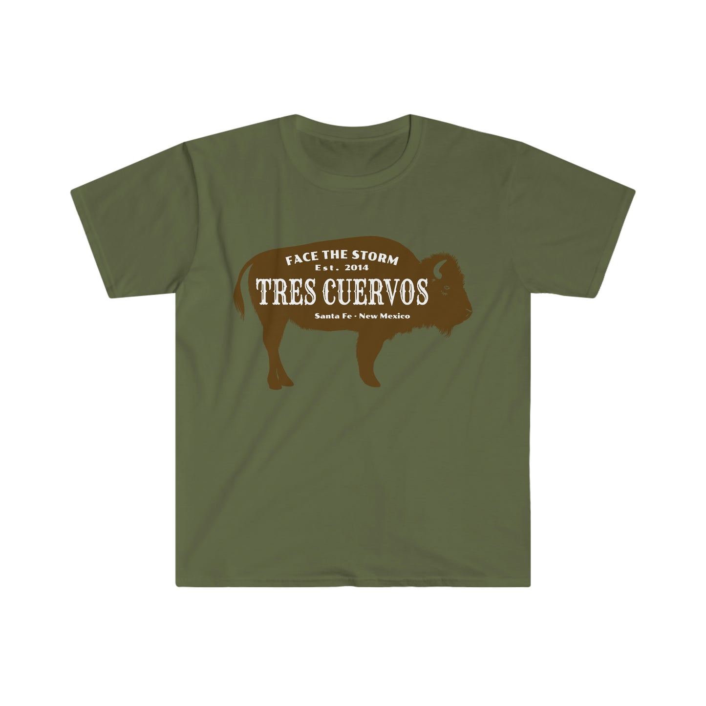 Tres Cuervos Bison Logo T-Shirt