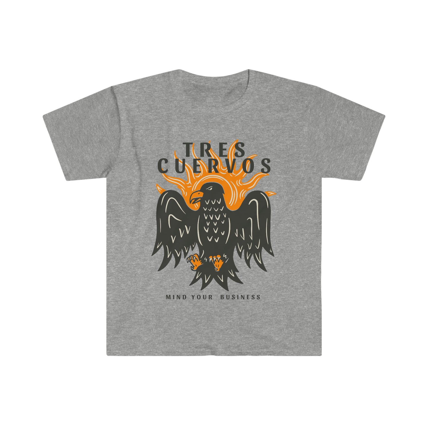 Tres Cuervos Mind Your Business - Crow T-Shirt