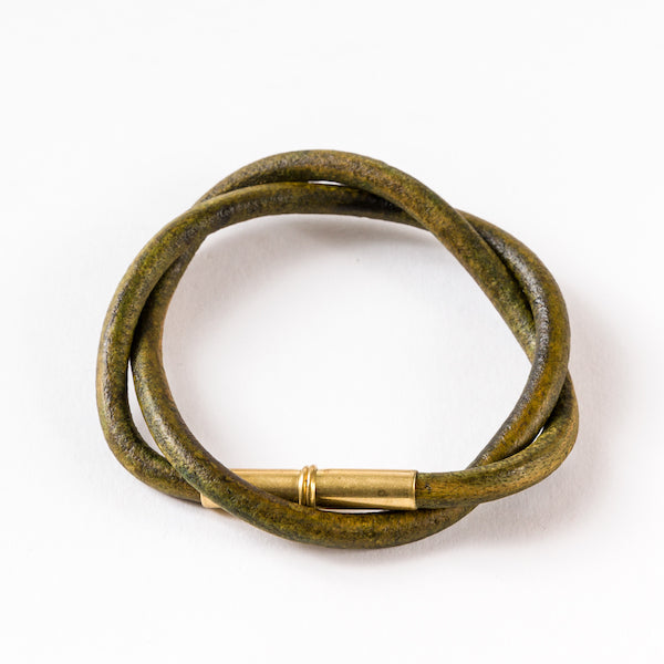 Flint Bracelet • .22 Brass • Green