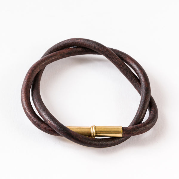 Flint Bracelet • .22 Brass •  Brown