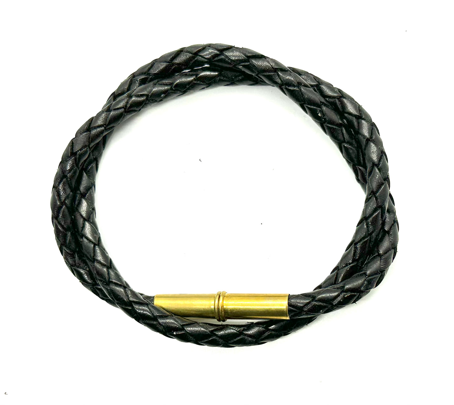 Flint Bolo Bracelet • .22 Brass • Black