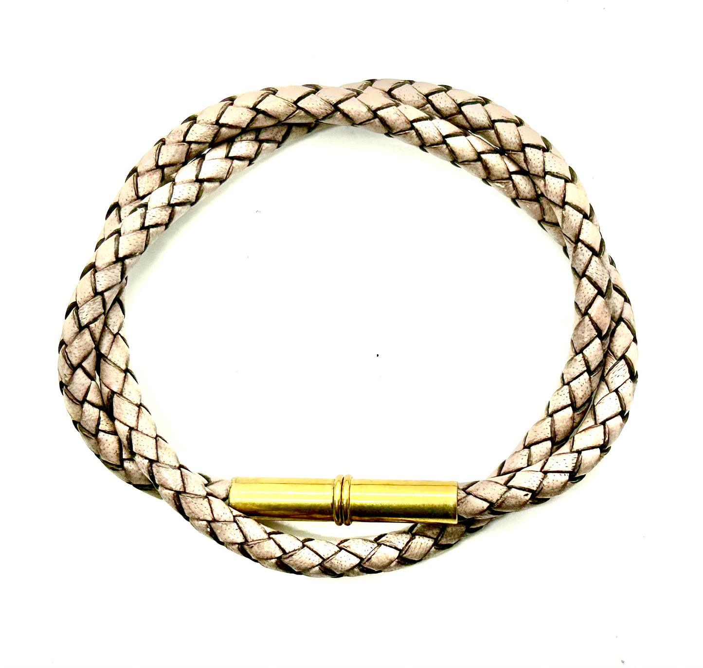 Flint Bolo Bracelet • .22 Brass • Gray