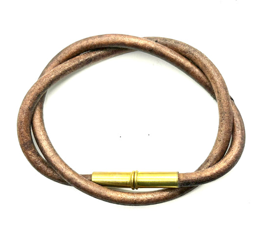 Flint Bracelet • .22 Brass •  Gray