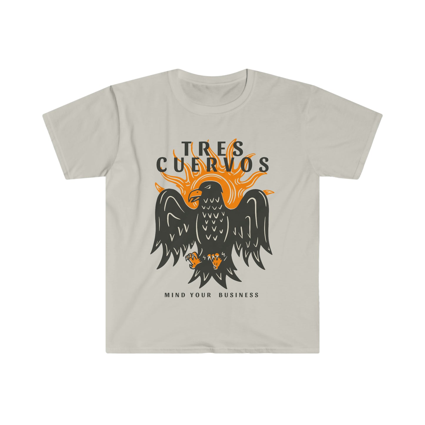 Tres Cuervos Mind Your Business - Crow T-Shirt