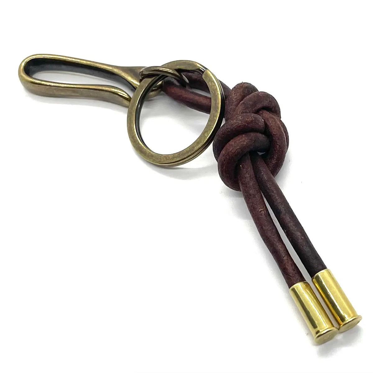 Ochen Key Rings Ocho Keyring • Leather • .22 Brass – Tres Cuervos