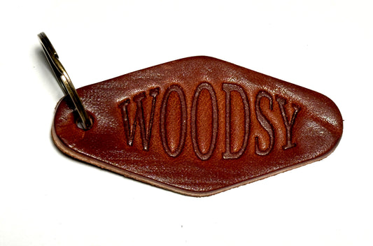 Our Motel Keychain - Woodsy